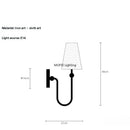 Axyaa French Linen Wall Light Minimalist Art Decor for Home, Restaurant, Living Room