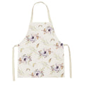 Axyaa Pink Tulip Kitchen Apron for Men and Women - Minimalist Floral Plant Design