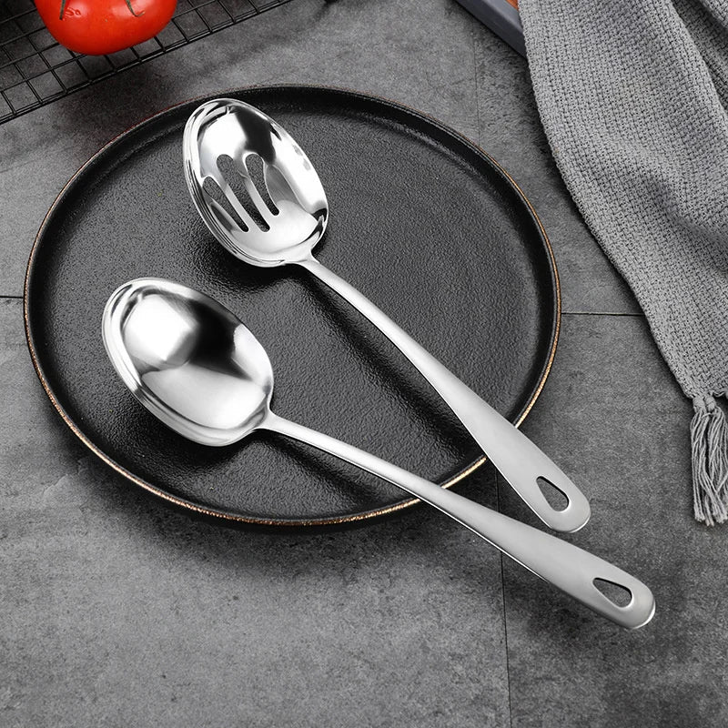 Axyaa Stainless Steel Kitchenware Set with Long Handle Utensils