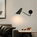 Axya Swing Arm LED Wall Lamps: Modern Adjustable Indoor Bedside Lighting Sconce