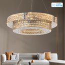 Axyaa Light Luxury Crystal Chandelier Modern Design Lamps