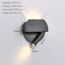 Axyaa LED Wall Lamp USB Charging Minimalist Bedroom Reading Light