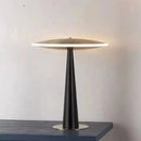 Axyaa Modern LED Black Metal Desk Lamp Acrylic Table Light for Home Hotel