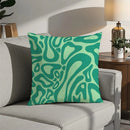 Axyaa Abstract Pattern Print Pillow - Modern Home Cushion Cover