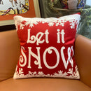 Axyaa Christmas Theme Embroidered Pillow Cushion Cover