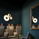 Axyaa Ginger Round Wall Lamp - Nordic Design for Bedroom, Office, or Aisle