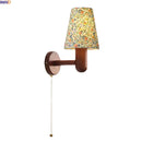 Axyaa Flower Cloth LED Wall Lamp Wood Modern Nordic Bathroom Stair Light