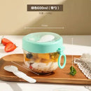 Axyaa Breakfast Cup Set with Spoon, Yogurt Bowl, Milk Cup, and Salad Cup