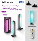 Axyaa Smart RGB Gaming Atmosphere Light - App Controlled Music Rhythm Lamp for TV & Computer