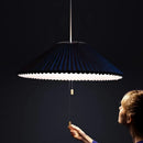 Axyaa Pleated Fabric Umbrella Chandelier LED - Modern Living Room Pendant Lights