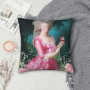 Axyaa Le Jardin Pillowcase Polyester Printed Zip Decor Sofa Cushion Cover