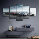 Axyaa Luxury Car Canvas Wall Art Set for Modern Home Decor