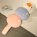 Axyaa Sleepy Tomato Plush Leg Pillow - Soft and Cute Bed Toy for Children