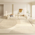 Axyaa Plush Area Rug Stylish Decor Carpet Soft Anti-slip Bedroom Living Room Mat