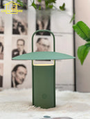 Axyaa Portable Hand-held Table Lamp Touch Dimming Switch Black/Green USB Charging