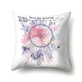 Axyaa Boho Indian Feather Dreamcatcher Pillow Cushion Cover for Home Decor