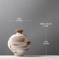 Retro Ceramic Vases by Axyaa: Stylish Dried Flower Vases & Creative Home Decor Ornaments