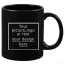 Axyaa Custom Photo Mug with Personalized Name, Image, Text - Company Logo Coffee Tea Cup