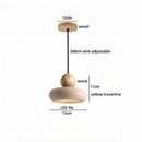 Axyaa Vintage Industrial LED Pendant Light Yellow Travertine Hanglamp