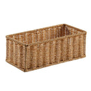 Axyaa Woven Plastic Storage Basket for Coffee, Vegetables, Snacks, and More