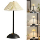 Axyaa Nordic Wooden Base Table Lamp - Modern Bedroom Living Room Decor