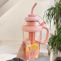 Axyaa 1200ml Tea Infuser Sport Water Bottle with Handle and Straw Cover