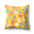 Axyaa Colorful Candy Flower Succulent Plants Printed Pillow Case for Couch Sofa Bed