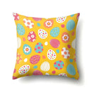 Axyaa Colorful Candy Flower Succulent Plants Printed Pillow Case for Couch Sofa Bed