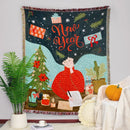 Axyaa Festive Knitted Throw Blanket for Home Decor and Outdoor Gatherings