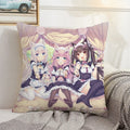 Axyaa Kawaii Cushion Cover 45 × 45: Decorative Pillowcase for Home, Car, Bed - 50x50 Size