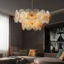 Axyaa Glass Iron Chandelier Pendant Light for Dinning Room Home Deco