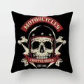 Axyaa Black Grey Skull Face Pillowcase for Halloween Living Room Decor