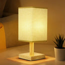 Axyaa Chinese Style LED Table Lamp with Dimmable USB Plug, Fabric Lampshade