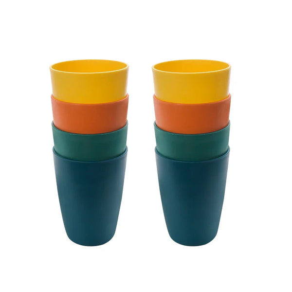 Axyaa Reusable Plastic Cups - Set of 8