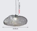 Axyaa Modern Glass Pendant Light for Elegant Ambiance