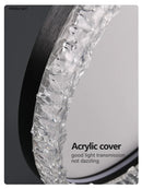 Axyaa Crystal Ceiling Lamp: Modern Italian Minimalist Design for Bedroom & Living Room