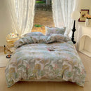 Axyaa Washed Cotton 4-Piece Set - Soft, Comfortable, & Versatile