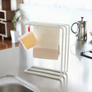 Axyaa Vertical Rag Rack Lazy Towel Iron Storage Kitchen Cleaning Rack