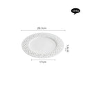 Axyaa Ceramic Pasta Plate Set for Molecular Cuisine and Elegant Dining