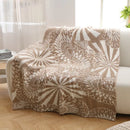 Axyaa Nordic Winter Fleece Sofa Blanket - Thick & Warm Bedside Flag