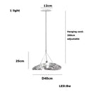 Axyaa Lotus Leaf Pendant Light for Hotel Banquet Hall, Restaurant, Living Room