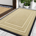 Axyaa Low Profile Outdoor Rubber Mat Heavy Duty Non Slip Indoor Doormat
