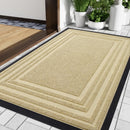 Axyaa Low Profile Outdoor Rubber Mat Heavy Duty Non Slip Indoor Doormat