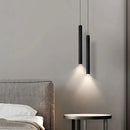 Axyaa Modern LED Pendant Lights: Tube Spotlight Chandelier for Bedroom & Living Room