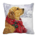 Axyaa Christmas Cat Dog 2023 Pillowcase Snowman Gift Set Decor