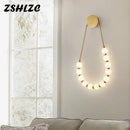 Axyaa Nordic Style Black Wall Lamp for Modern Home Decor