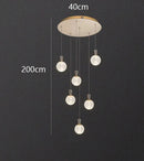 Axyaa Nordic Dining Room Pendant Ceiling Chandelier for Indoor Living Room Lighting