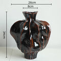 Axyaa Retro Ceramic Vase for Stylish Table Decor and Floral Arrangements