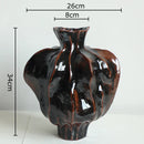 Axyaa Retro Ceramic Vase for Stylish Table Decor and Floral Arrangements