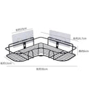 Axyaa Stainless Steel Shower Shelf with Hooks: Space-saving Storage Solution for Bathroom and Kitchen